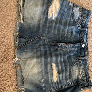 American Eagle Ripped Jean Skirt - Size 14